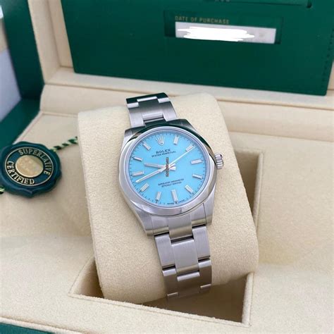 rolex tiffany blue 31